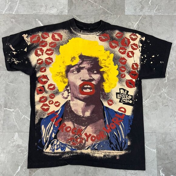REP-BOOT 90s Vintage In Living Color Wanda Graphic Tee Mens XL Mosquitohead Foxx